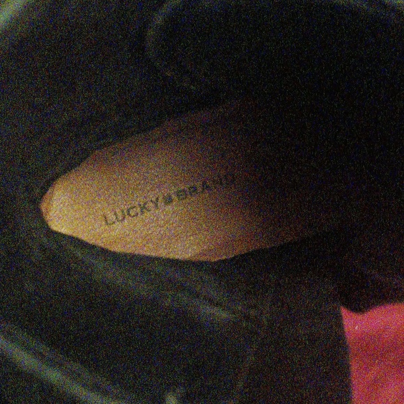 Black Lucky Brand Women's Aribelly Lug Boot - Picture 4 of 4